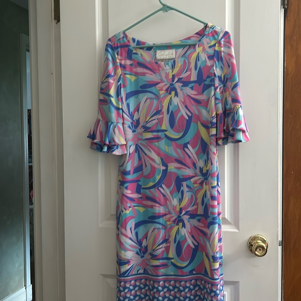 Multicolor dress Papagallo size small